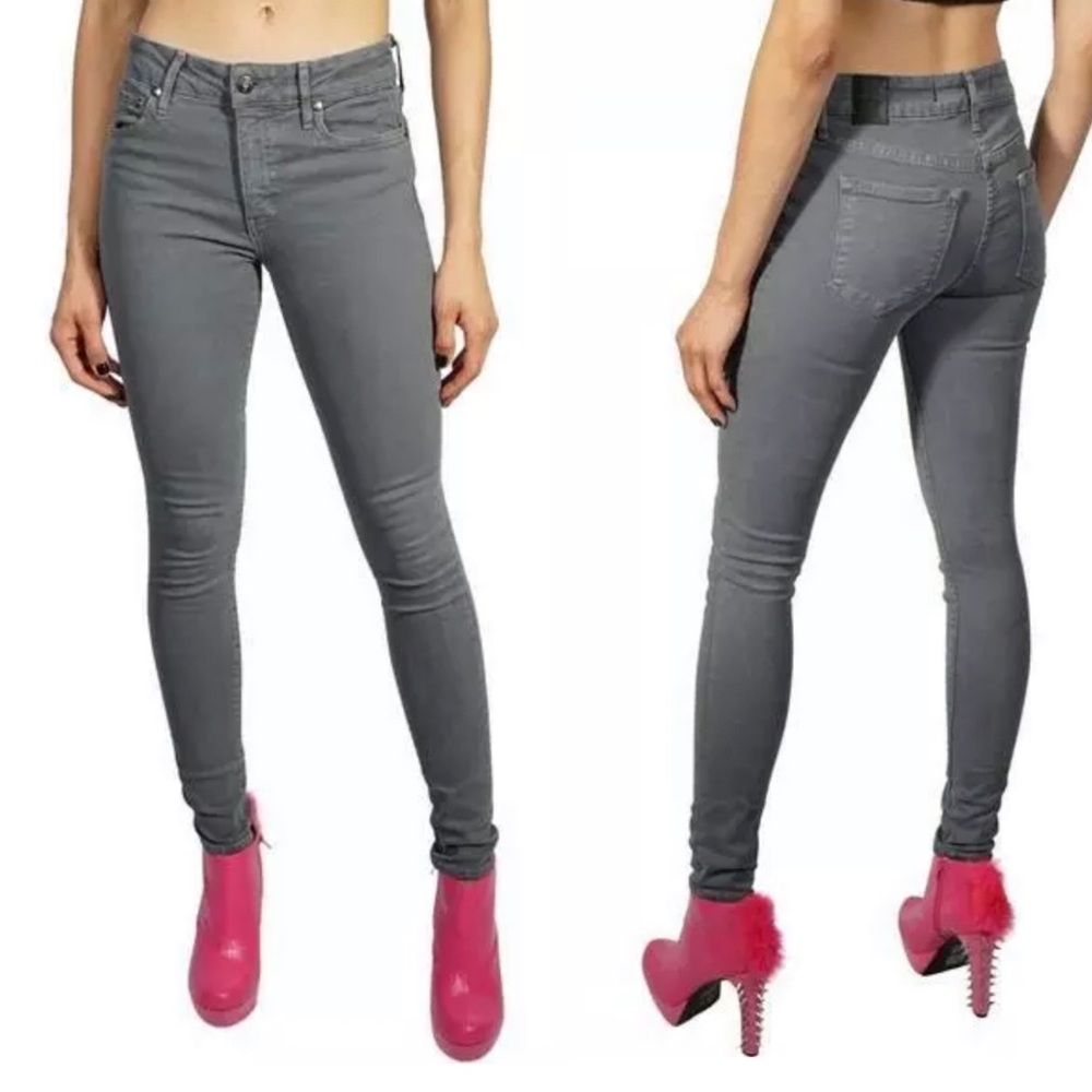 Kill City by Lip Service Hi Wire skinny jeans BNWT charcoal $129